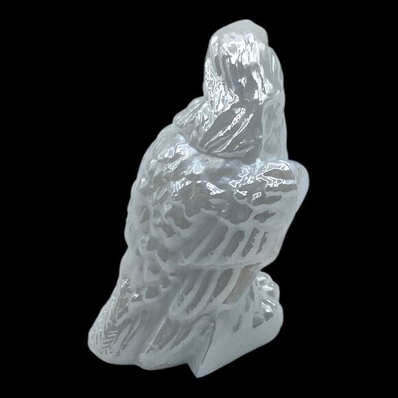 Boyds Glass Bernie the Eagle Figurine 1992 Columbus White Carnival - B465 - Picture 5 of 13